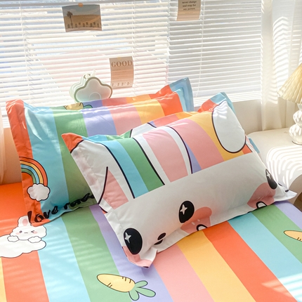 91家纺网 家纺一手货源 找家纺 （总）2024新款A类印花磨毛防水枕套保护套