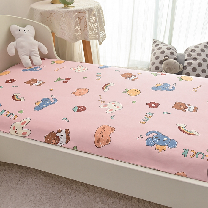 91家纺网 家纺一手货源 找家纺 宝贝优选 2024新款全棉儿童四季拆卸款床垫 彩色世界