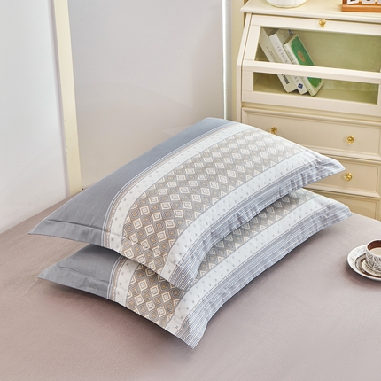 91家纺网 家纺一手货源 找家纺 （总）元元被芯 2024新款小清新全棉套件单品-单枕套