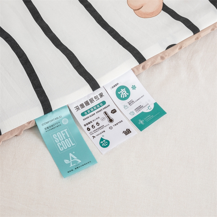 91家纺网 家纺一手货源 找家纺 芯元素 2024新款A类水洗棉凉豆豆夏被 社恐小熊