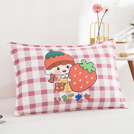 91家纺网 家纺一手货源 找家纺 （总）大黄蜂家居家纺 2025新款水晶绒卡通图案枕套-平面款水晶绒枕套