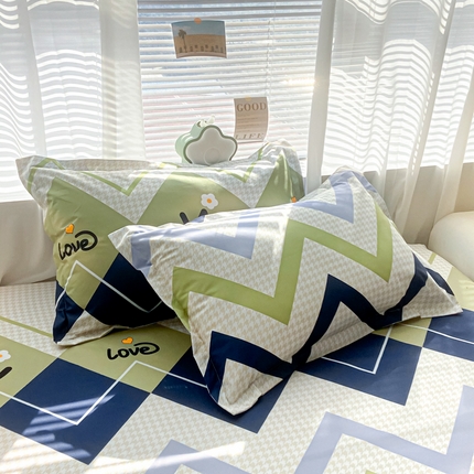 91家纺网 家纺一手货源 找家纺 （总）2024新款A类印花磨毛防水枕套保护套