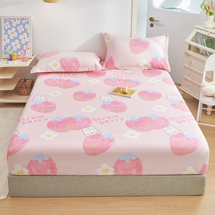 91家纺网 家纺一手货源 找家纺 （总）元元被芯 2024新款小清新全棉套件单品-单床笠