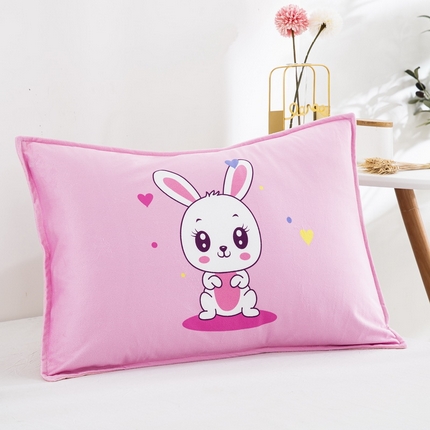 91家纺网 家纺一手货源 找家纺 （总）大黄蜂家居家纺 2025新款水晶绒卡通图案枕套-平面款水晶绒枕套