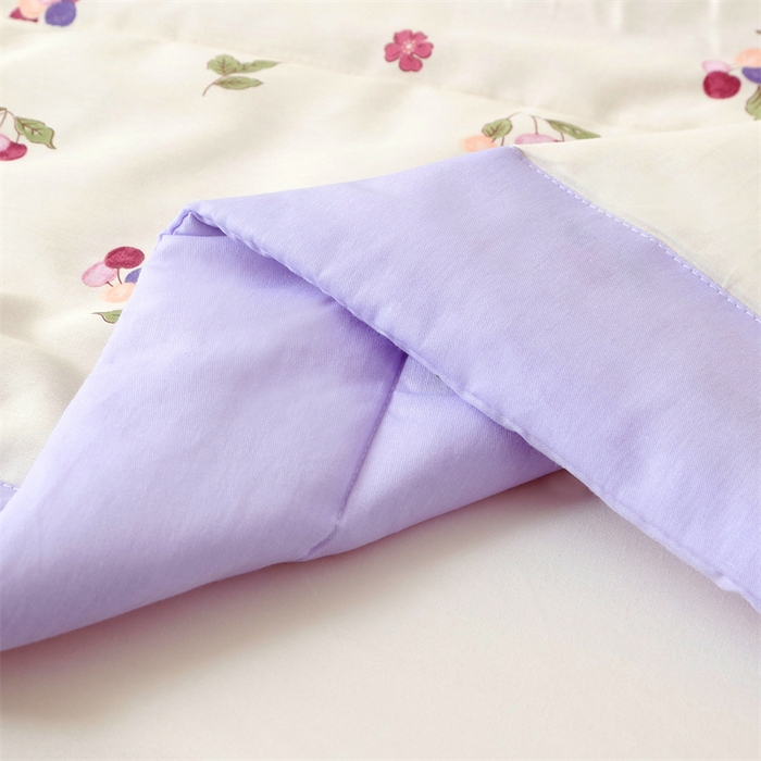 91家纺网 家纺一手货源 找家纺 瑜珠 2025新款双面全棉印花夏被夏凉被空调被子 香飘飘米