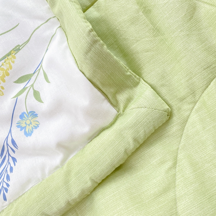 91家纺网 家纺一手货源 找家纺 瑜珠 2025新款双面全棉印花夏被夏凉被空调被子 仙草