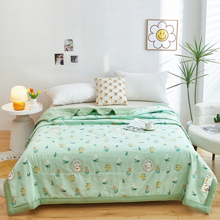 91家纺网 家纺一手货源 找家纺 （总）欧朵2025新款A类水洗棉夏被系列