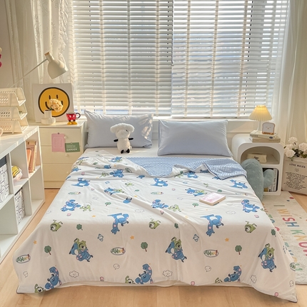 91家纺网 家纺一手货源 找家纺 （总）大彩家居 2024新款凉感丝豆豆夏被