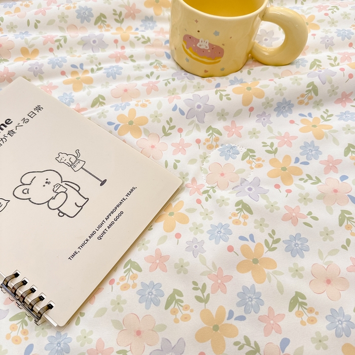 91家纺网 家纺一手货源 找家纺 柏薇 2024新款针织棉夏被 春天