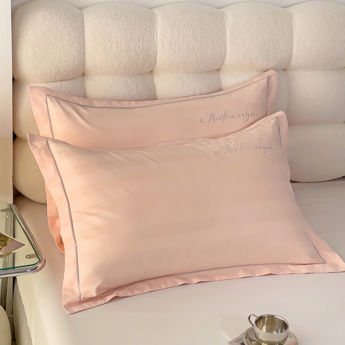 91家纺网 家纺一手货源 找家纺 品乐家纺 2024新款60支长绒棉龙纹系列枕套 龙纹玉