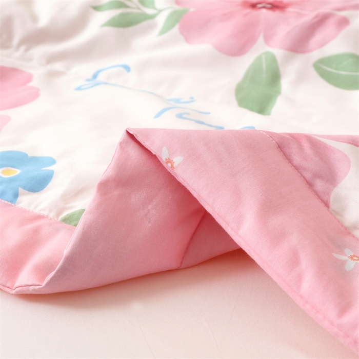 91家纺网 家纺一手货源 找家纺 瑜珠 2025新款双面全棉印花夏被夏凉被空调被子 花语之都