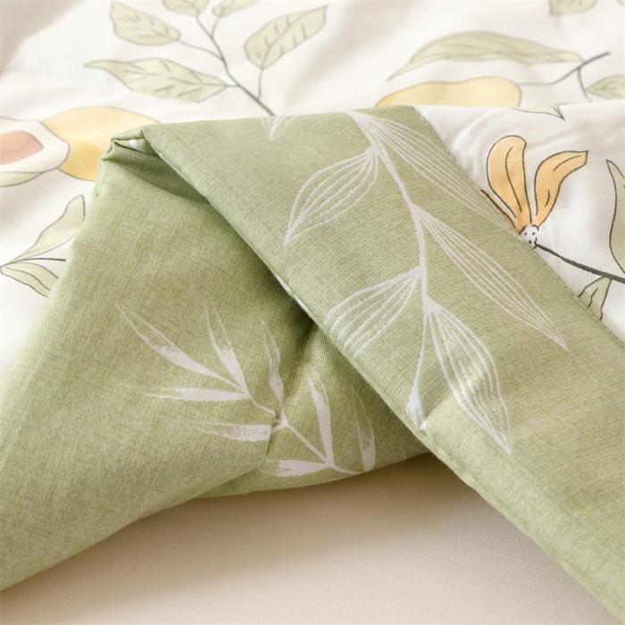 91家纺网 家纺一手货源 找家纺 瑜珠 2025新款双面全棉印花夏被夏凉被空调被子 丹果飘香