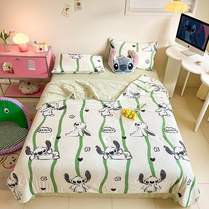 91家纺网 家纺一手货源 找家纺 （总）大彩家居 2024新款凉感丝豆豆夏被