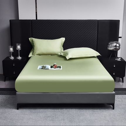 91家纺网 家纺一手货源 找家纺 利欧 2025新款100支全棉单床笠 木果色