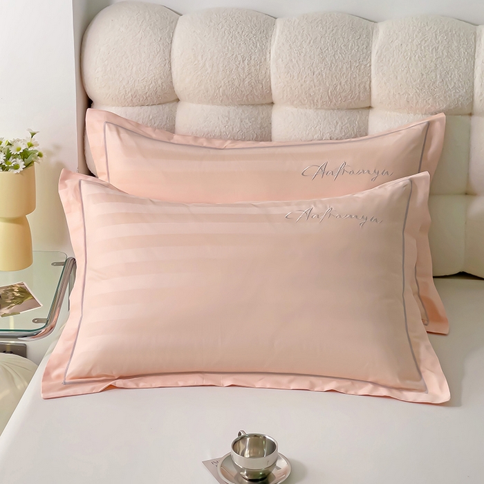 91家纺网 家纺一手货源 找家纺 品乐家纺 2024新款60支长绒棉龙纹系列枕套 龙纹玉