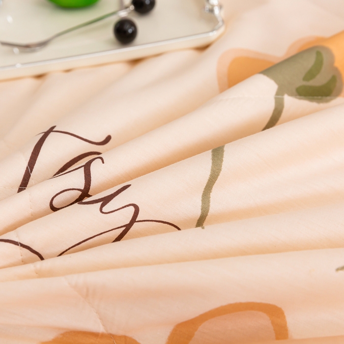 91家纺网 家纺一手货源 找家纺 瑜珠 2025新款双面全棉印花夏被夏凉被空调被子 春日暖阳