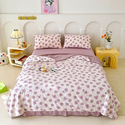 91家纺网 家纺一手货源 找家纺 （总）斯卡诺家纺 2024新款泡泡棉夏被四件套