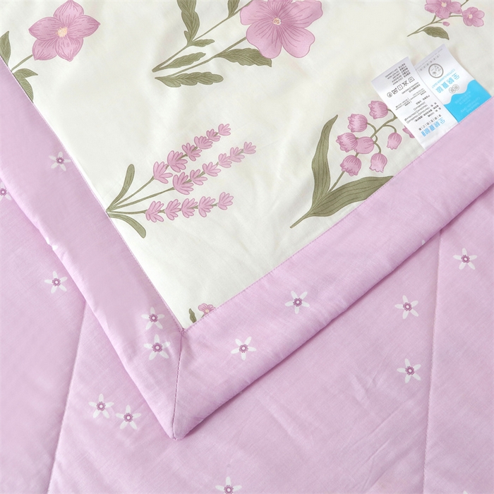 91家纺网 家纺一手货源 找家纺 瑜珠 2025新款双面全棉印花夏被夏凉被空调被子 凯蒂猫米