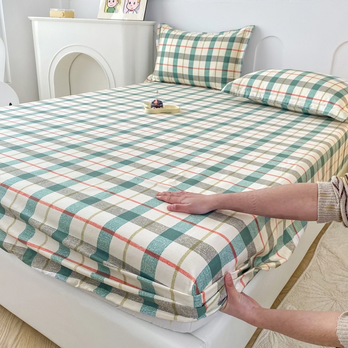 91家纺网 家纺一手货源 找家纺 帛织澜家纺 2026新款喷气12868系列纯棉印花单床笠 巴黎岛