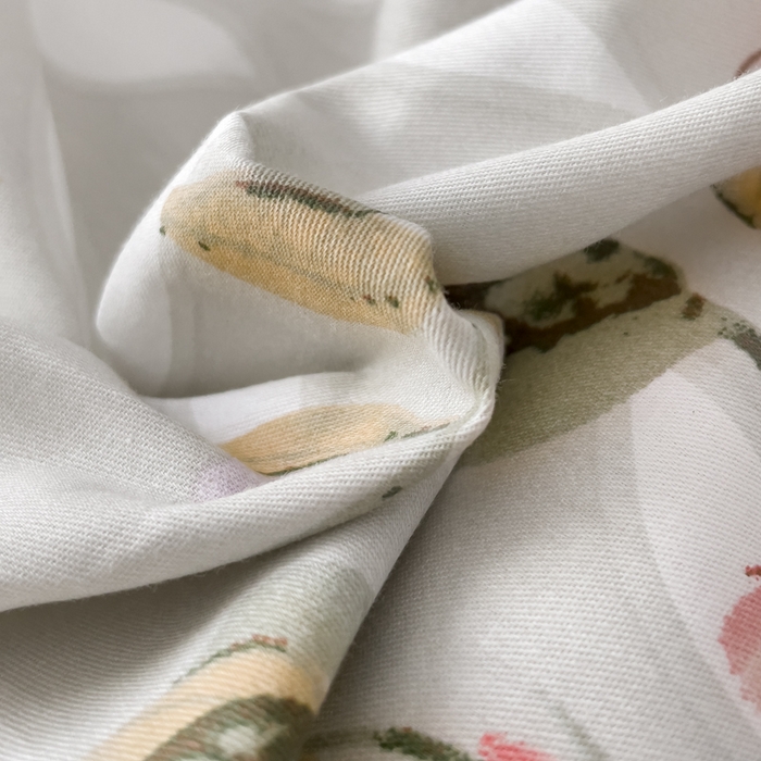 91家纺网 家纺一手货源 找家纺 优乐家纺 2025新款纯棉斜纹床盖款单层被套四件套 挪威香草