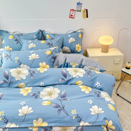 91家纺网 家纺一手货源 找家纺 （总）帛织澜 12868全棉喷气印花四件套