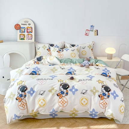 91家纺网 家纺一手货源 找家纺 （总）帛织澜 12868全棉喷气印花四件套