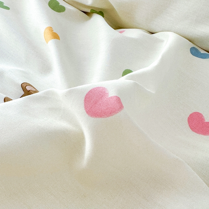 91家纺网 家纺一手货源 找家纺 帛织澜家纺 2025新款喷气12868系列纯棉印花单床笠 米洛熊