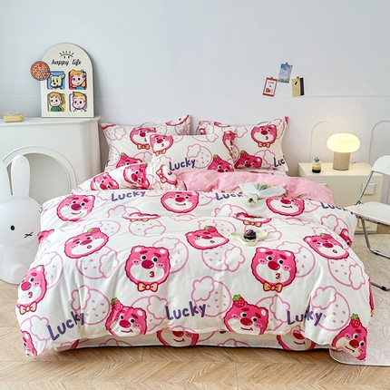 91家纺网 家纺一手货源 找家纺 （总）帛织澜 12868全棉喷气印花四件套