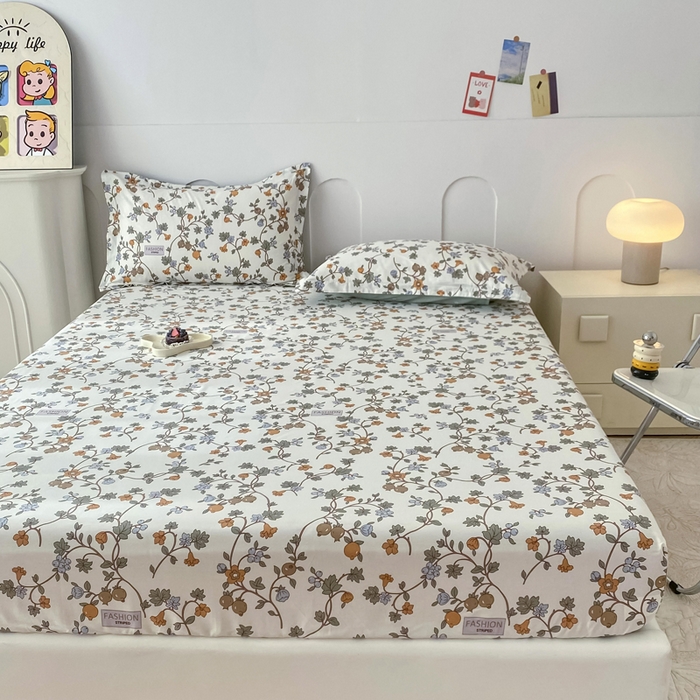 91家纺网 家纺一手货源 找家纺 帛织澜家纺 2026新款喷气12868系列纯棉印花单床笠 花千骨