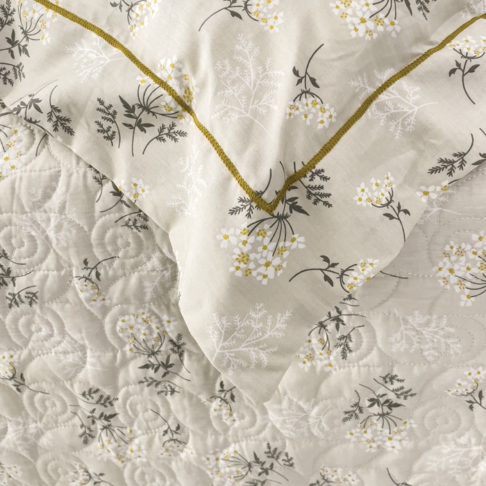 91家纺网 家纺一手货源 找家纺 优乐家纺 2025新款纯棉斜纹床盖款单层被套四件套 妃子笑