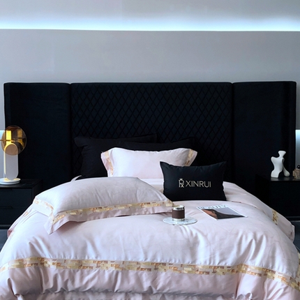 91家纺网 家纺一手货源 找家纺 （总）馨蕊2024新款100s高精密提花圣罗兰系列