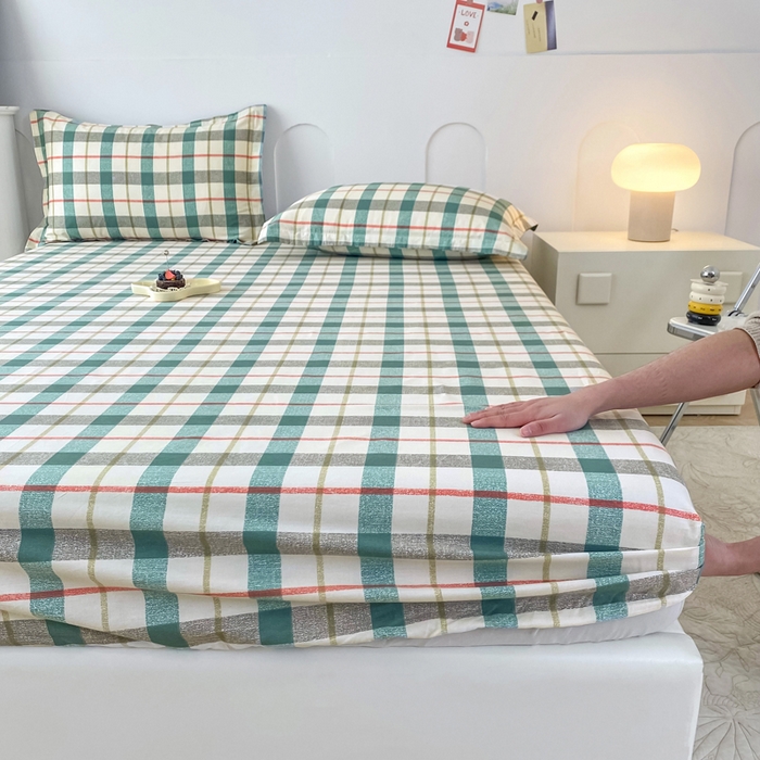 91家纺网 家纺一手货源 找家纺 帛织澜家纺 2026新款喷气12868系列纯棉印花单床笠 巴黎岛