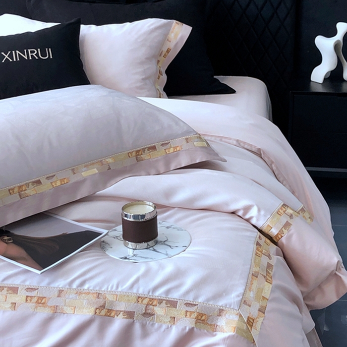 91家纺网 家纺一手货源 找家纺 （总）馨蕊2024新款100s高精密提花圣罗兰系列