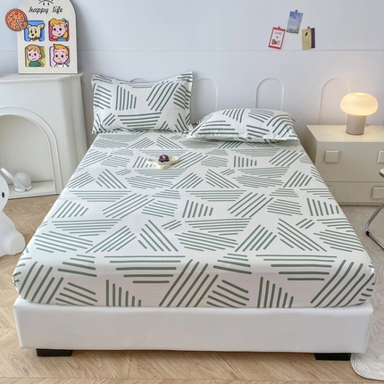 91家纺网 家纺一手货源 找家纺 （总）帛织澜家纺 2025新款喷气12868系列纯棉印花单床笠