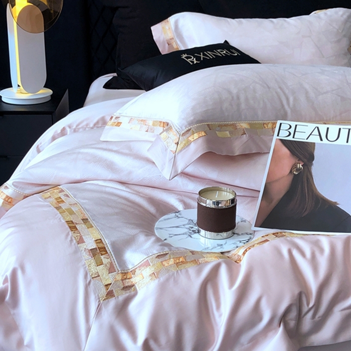 91家纺网 家纺一手货源 找家纺 （总）馨蕊2024新款100s高精密提花圣罗兰系列