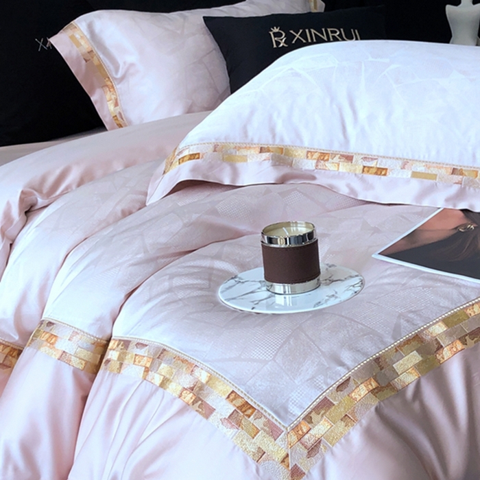 91家纺网 家纺一手货源 找家纺 （总）馨蕊2024新款100s高精密提花圣罗兰系列