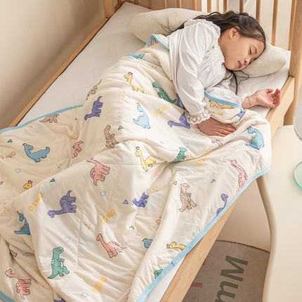 91家纺网 家纺一手货源 找家纺 （总）嗨生活 2025热卖新款A类儿童夏被 幼儿园夏被 凉感丝夏被