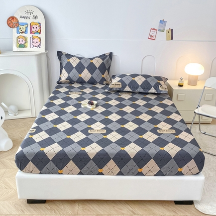 91家纺网 家纺一手货源 找家纺 （总）帛织澜家纺 2025新款喷气12868系列纯棉印花单床笠