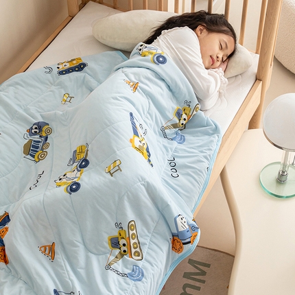 91家纺网 家纺一手货源 找家纺 （总）嗨生活 2025热卖新款A类儿童夏被 幼儿园夏被 凉感丝夏被