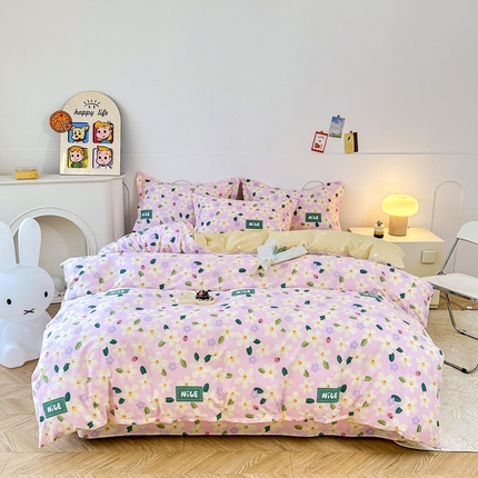 91家纺网 家纺一手货源 找家纺 （总）帛织澜 12868全棉喷气印花四件套