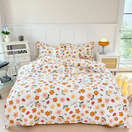 91家纺网 家纺一手货源 找家纺 （总）帛织澜家纺 2025新款喷气12868系列纯棉印花床笠四件套