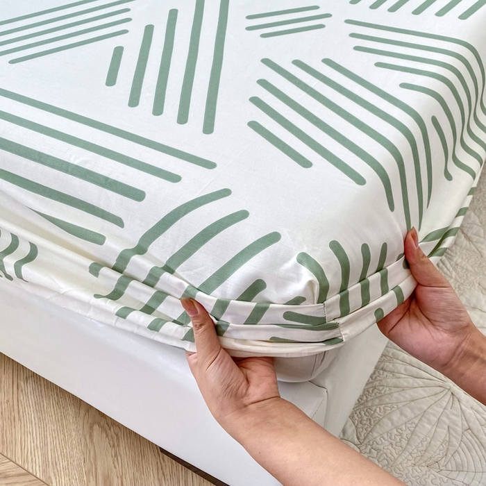 91家纺网 家纺一手货源 找家纺 帛织澜家纺 2026新款喷气12868系列纯棉印花单床笠 伯克利