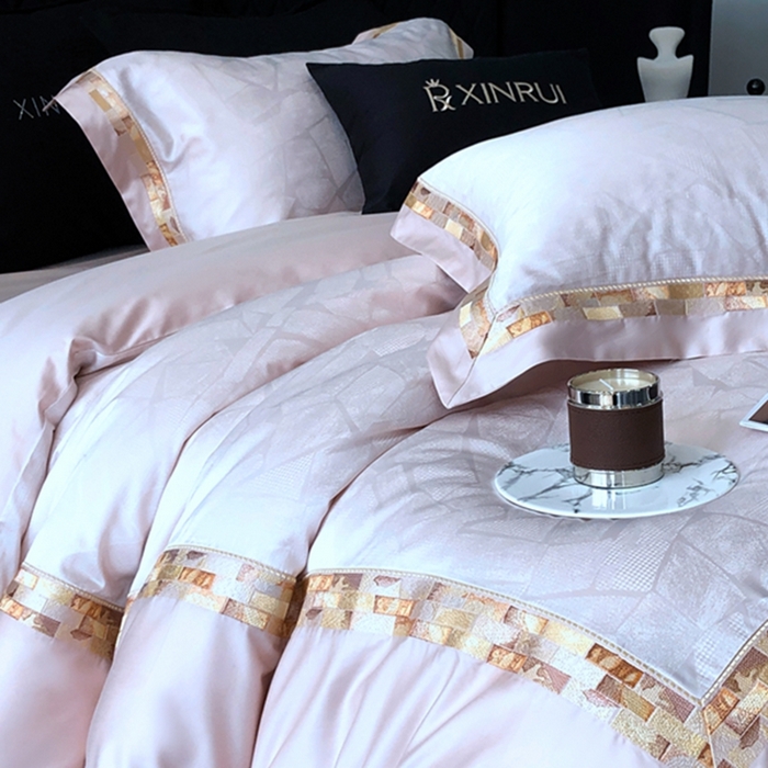 91家纺网 家纺一手货源 找家纺 （总）馨蕊2024新款100s高精密提花圣罗兰系列