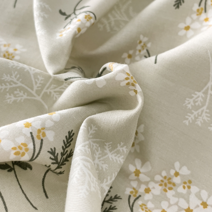 91家纺网 家纺一手货源 找家纺 优乐家纺 2025新款纯棉斜纹床盖款单层被套四件套 妃子笑