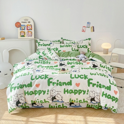 91家纺网 家纺一手货源 找家纺 （总）帛织澜 12868全棉喷气印花四件套