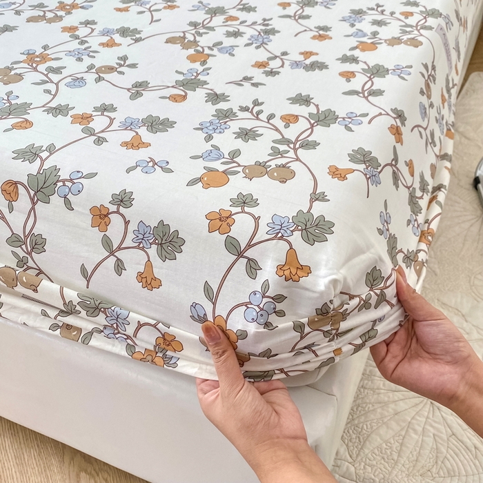 91家纺网 家纺一手货源 找家纺 帛织澜家纺 2026新款喷气12868系列纯棉印花单床笠 花千骨