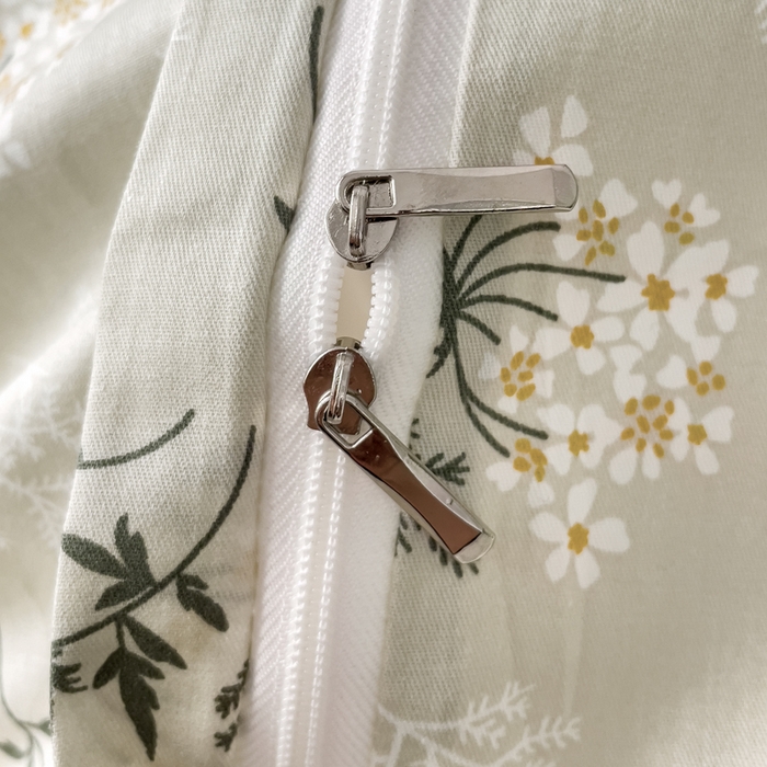 91家纺网 家纺一手货源 找家纺 优乐家纺 2025新款纯棉斜纹床盖款单层被套四件套 妃子笑