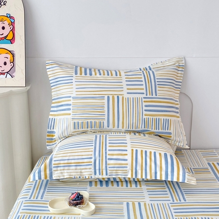 91家纺网 家纺一手货源 找家纺 （总）帛织澜家纺 2025新款12868全棉喷气印花枕套