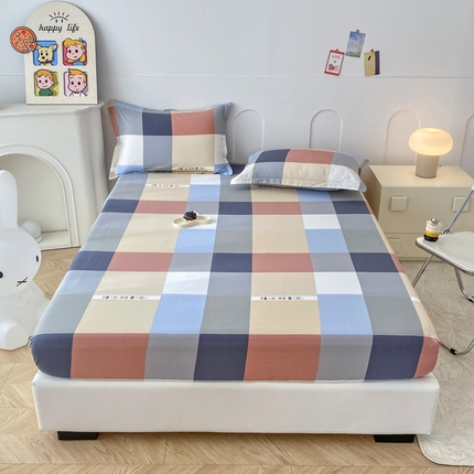 帛织澜家纺 2026新款喷气12868系列纯棉印花单床笠 简伯格