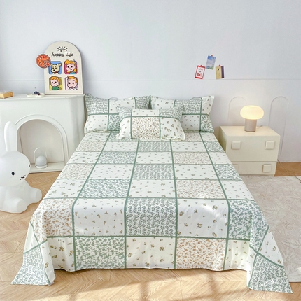 91家纺网 家纺一手货源 找家纺 （总）帛织澜家纺 2025新款12868全棉喷气印花床单单件